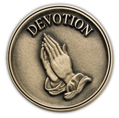 Praying Hands Medallion
