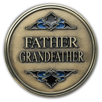 Father Grandfather Medallion